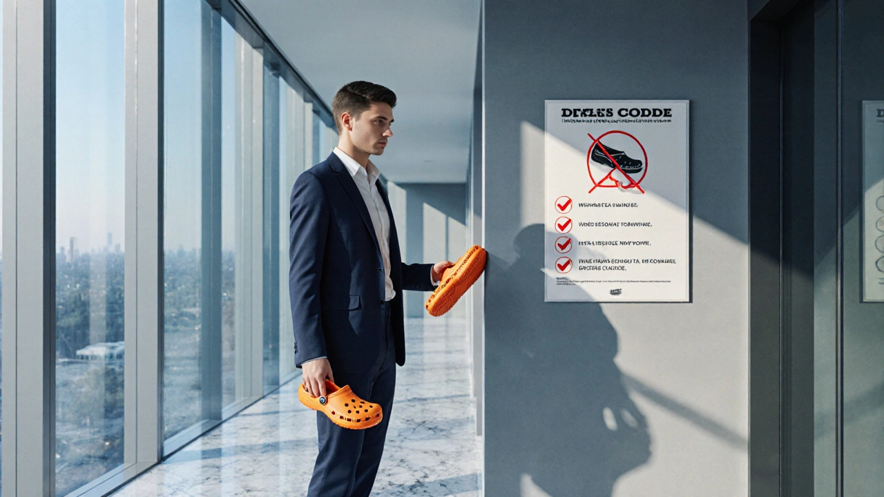 Why Crocs are Banned in Most Offices - The Real Reasons