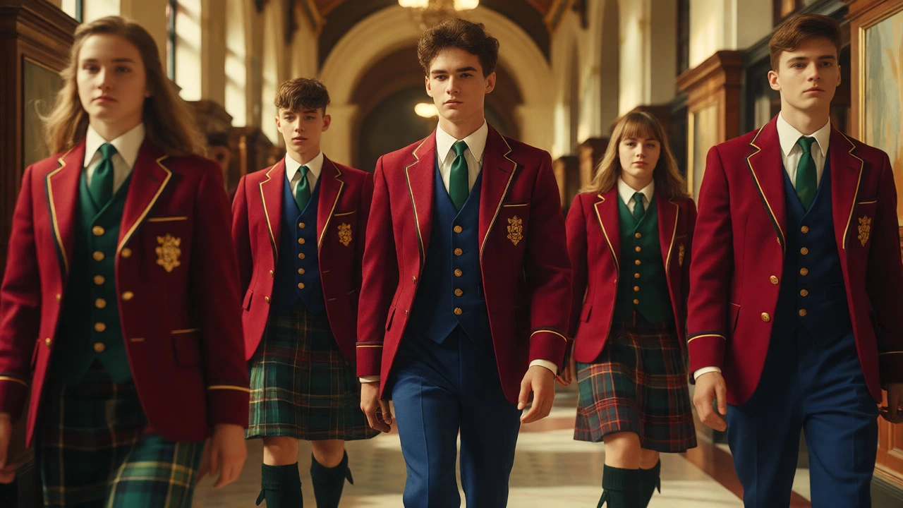When Did School Uniforms Stop Being Colorful?